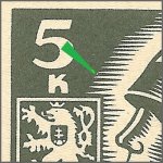 Košický aršík/AP 01 (14)  -  kombinace TD/AP 1 - TD 1 1-šedozelená a