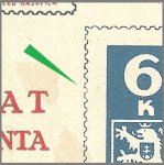 Košický aršík/AP 03 (1)  -  kombinace TD/AP 3 - TD 2 1-šedozelená c (slabší zoubky)