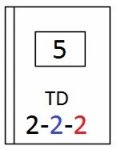 Košický aršík/AP 05 (12)  -  kombinace TD/AP 5 - TD 2 .