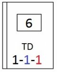 Košický aršík/AP 06 (4)  -  kombinace TD/AP 6 - TD 1 .