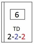 Košický aršík/AP 06 (4)  -  kombinace TD/AP 6 - TD 2 .