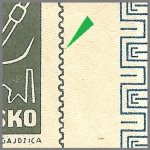 Košický aršík/AP 08 (5)  -  kombinace TD/AP 8 - TD 1 1-šedozelená b