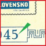 Košický aršík/AP 09 (10)  -  kombinace TD/AP 9 - TD 1 3-červená d č.n.