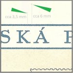 Košický aršík/AP 12 (15)  -  kombinace TD/AP 12 - TD 2 1-šedozelená b