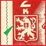 Košický aršík/AP 12 (15)  -  kombinace TD/AP 12 - TD 2 3-červená b
