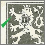 Košický aršík/AP 14 (13)  -  kombinace TD/AP 14 - TD 1 1-šedozelená d