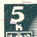 Košické vydání 5,- K/typy/4. typ a sudá řada, sudé ZP