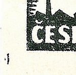 Košické vydání 5,- K/rozměřovací značky/A 15 d.l