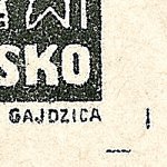 Košické vydání 5,- K/rozměřovací značky/A 20 d.p