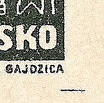 Košické vydání 5,- K/rozměřovací značky/B 10 d.p