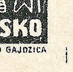 Košické vydání 5,- K/rozměřovací značky/B 11 d.p
