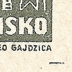 Košické vydání 5,- K/rozměřovací značky/C 90 d.p