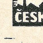 Košické vydání 5,- K/rozměřovací značky/D 1 d.l