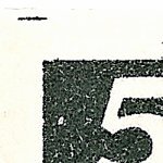 Košické vydání 5,- K/rozměřovací značky/D 41 h.l