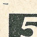 Košické vydání 5,- K/rozměřovací značky/D 51 h.l