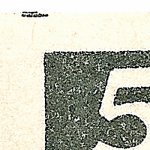 Košické vydání 5,- K/rozměřovací značky/D 61 h.l