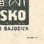 Košické vydání 5,- K/rozměřovací značky/D 90 d.p