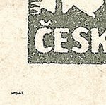 Košické vydání 5,- K/rozměřovací značky/D 91 d.l