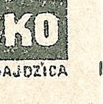 Košické vydání 5,- K/rozměřovací značky/D 94 d.p