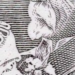 Tradice české známkové tvorby 2000 - B.Heinz/Desková odchylka na límci T.G.Masaryka/ZSL A ZP 3